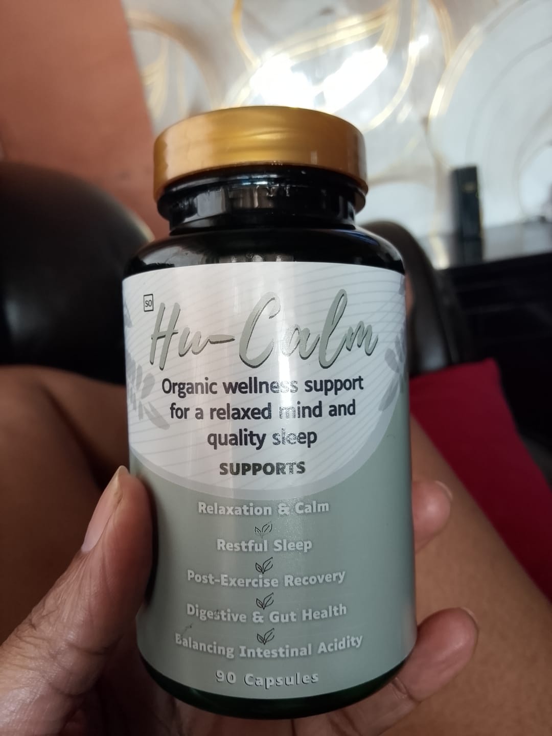 Customer photo review of HuCalm | Daily Gut & Mind Support (Restful Sleep, Balanced Mood)