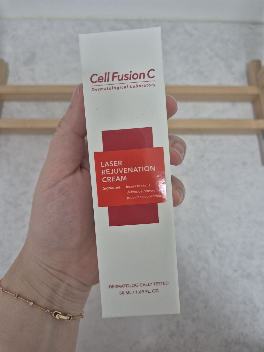 Customer photo review of Laser Rejuvenation Cream