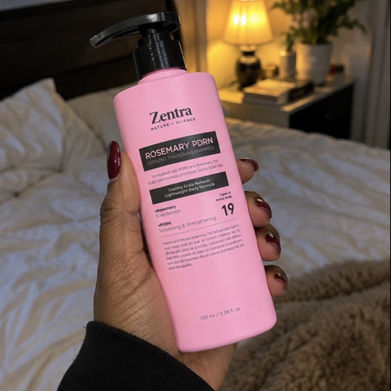 Customer photo review of Rosemary PDRN Shampoo