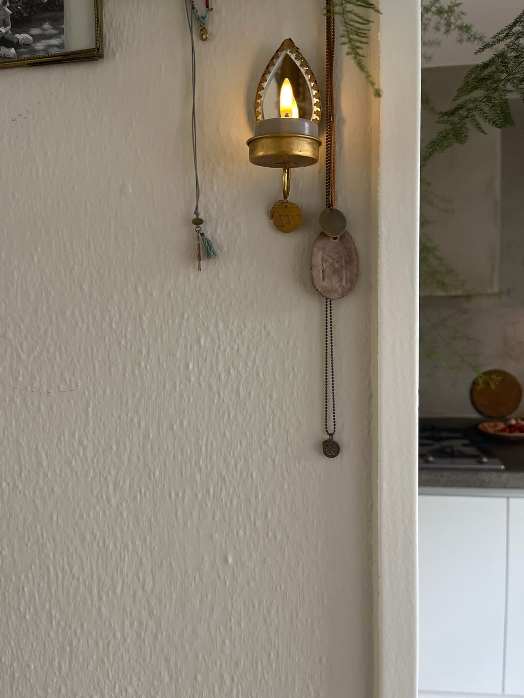 Customer photo review of Tealight Holder Round Mirror