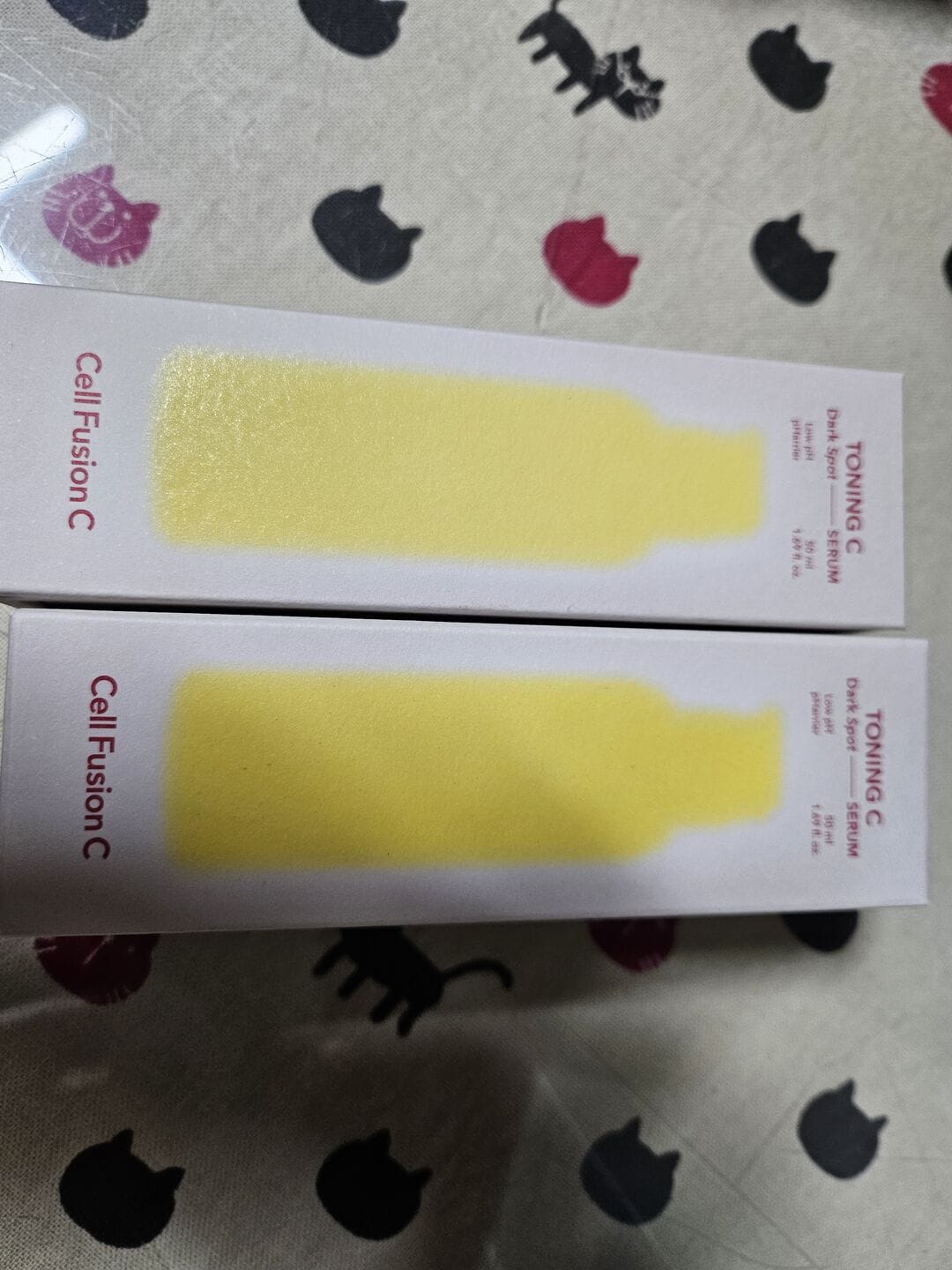 Customer photo review of Toning C Dark Spot Serum