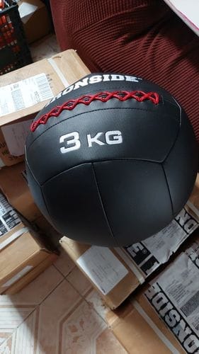 Customer photo review of Balón Medicinal Wall Ball IRONSIDE