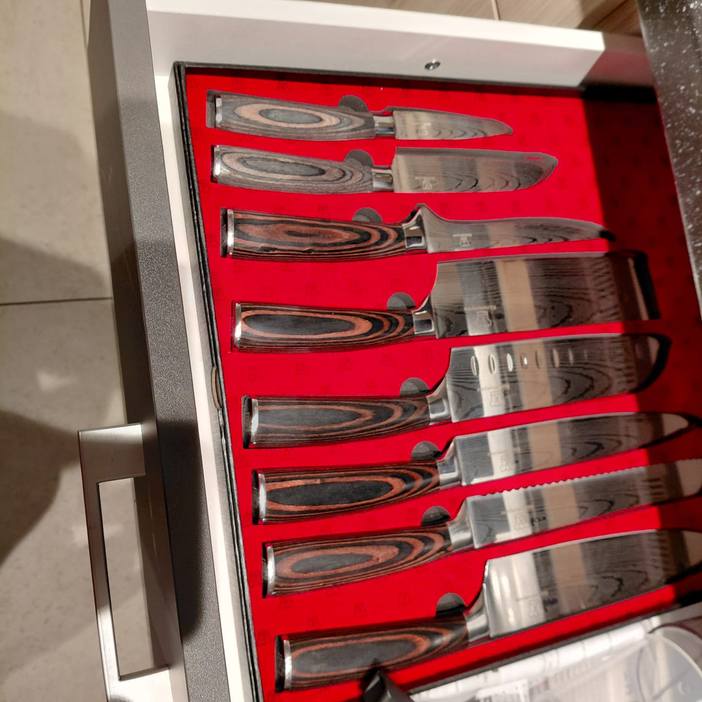 Customer photo review of Asiatisches Messerset Premium 8-teilig