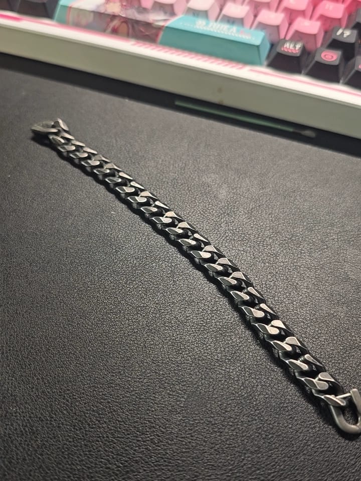 Customer photo review of Cuban Chain Bracelet
