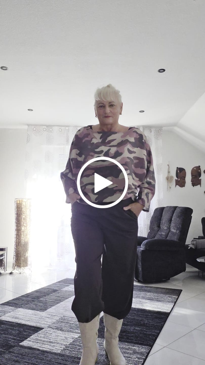 Customer video review of Butterstoff Ballon Hose dark chocolate