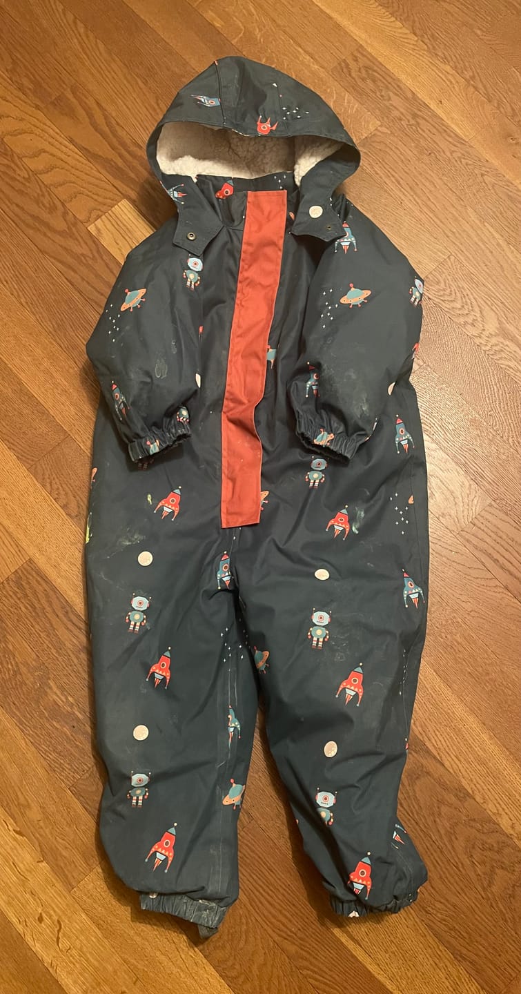 Customer photo review of Into Space Adventure Recycled Waterproof Winter Suit