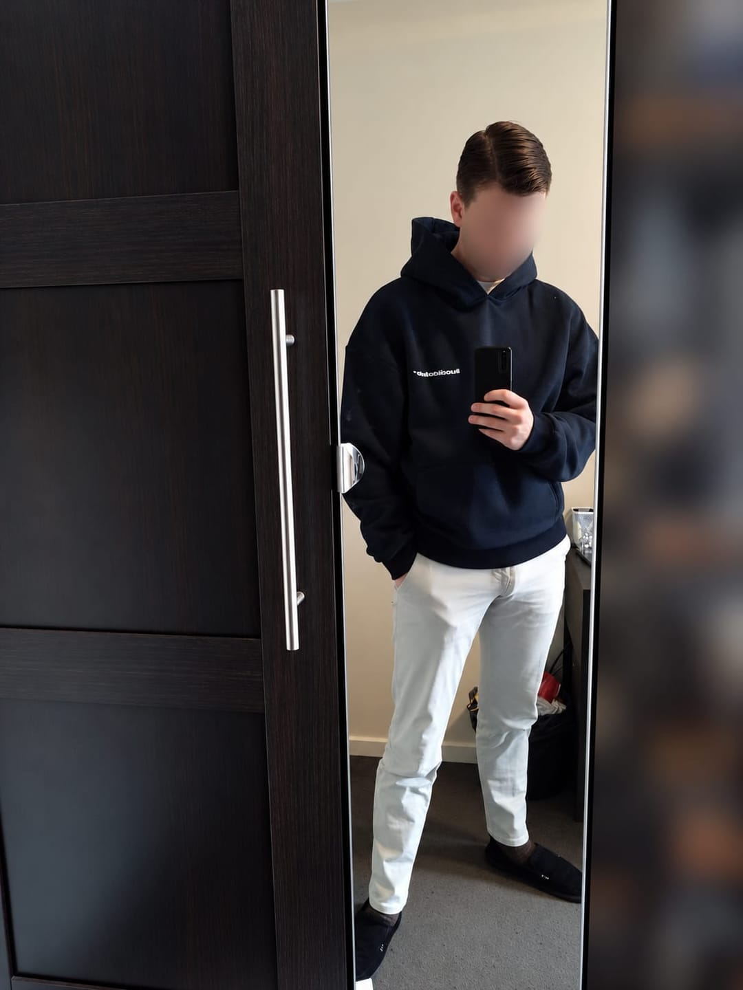 Kundenfoto von Christof mit Cozy Hoodie Navy Blue