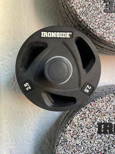 Customer photo review of Disco Olímpico de 3 Agarres IRONSIDE (2.5 a 25 kg)