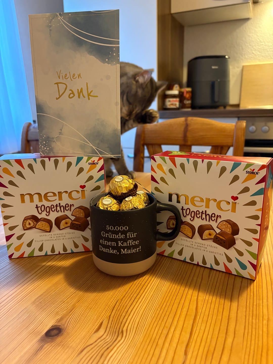 Customer photo review of Steingut Tasse 360ml - Personalisiert