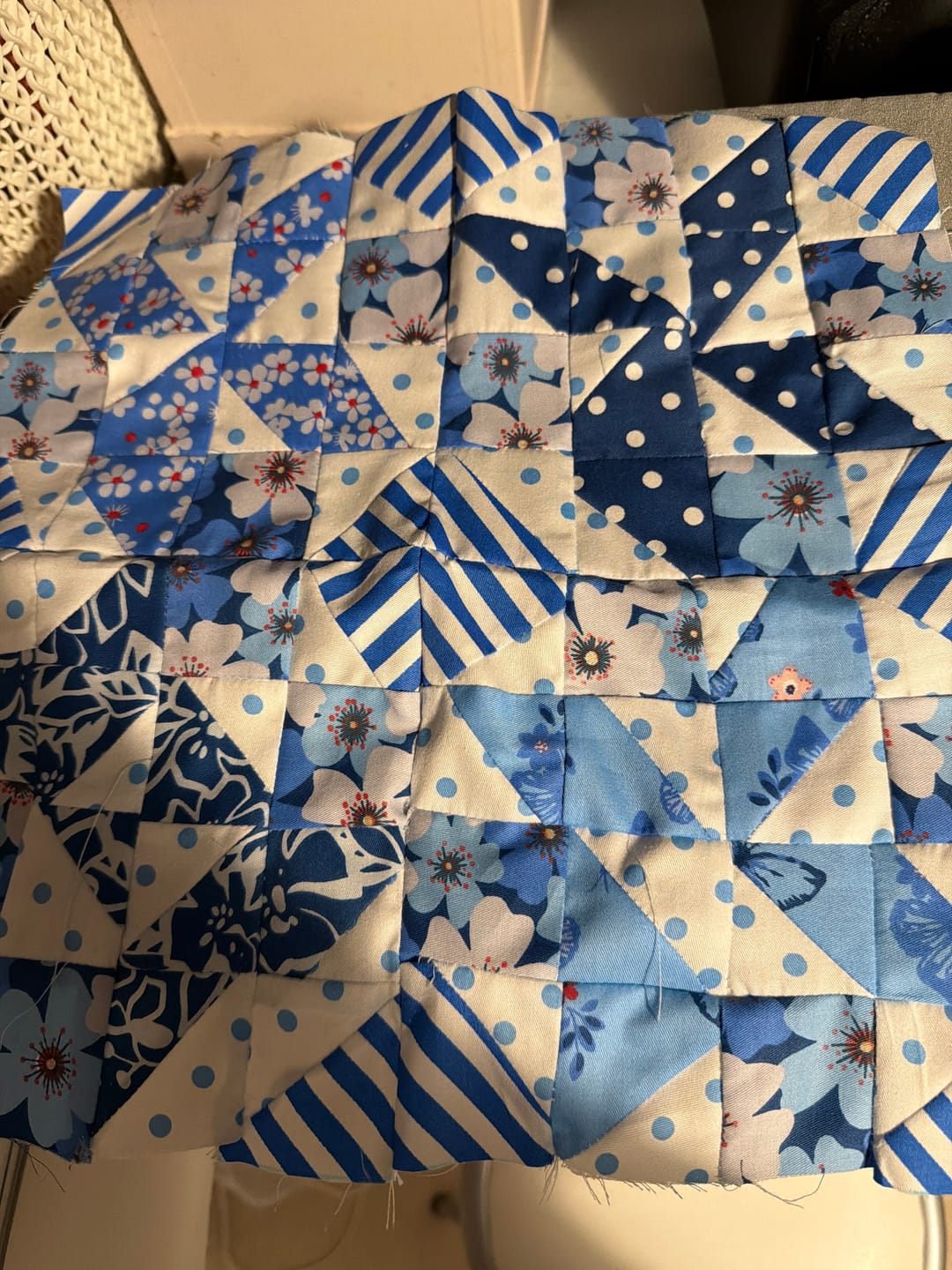 Customer photo review of Mrs Quilty Subscription Box