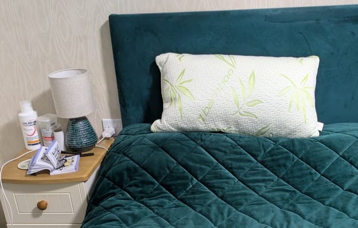 Customer photo review of Bamboo Memory Foam Pillow | Pack of 2
