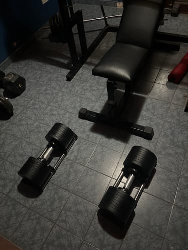 Customer photo review of Mancuerna Ajustable 36 kg IRONSIDE Block