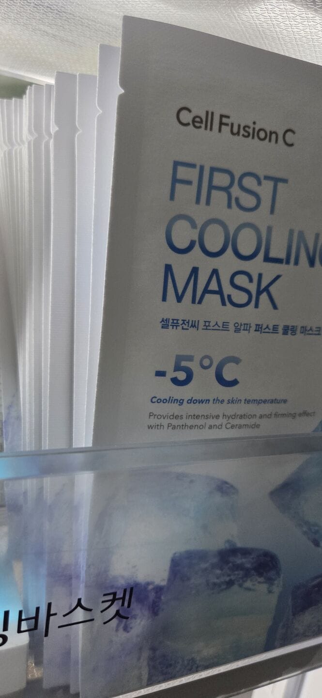 Customer photo review of Post Alpha First Cooling Mask (5 sheets)