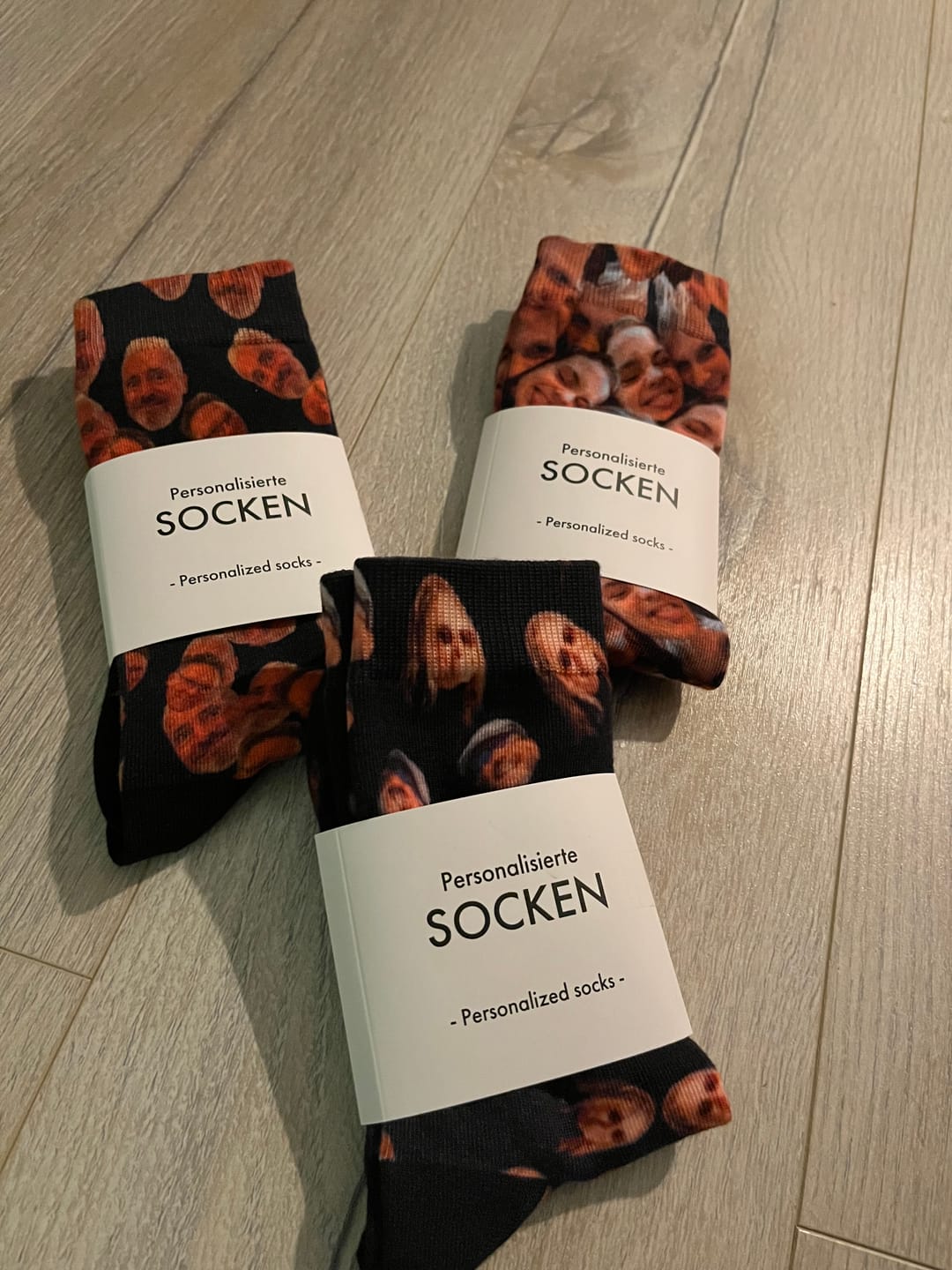 Customer photo review of Deine Socken - Personalisierte Socken mit Foto-Upload