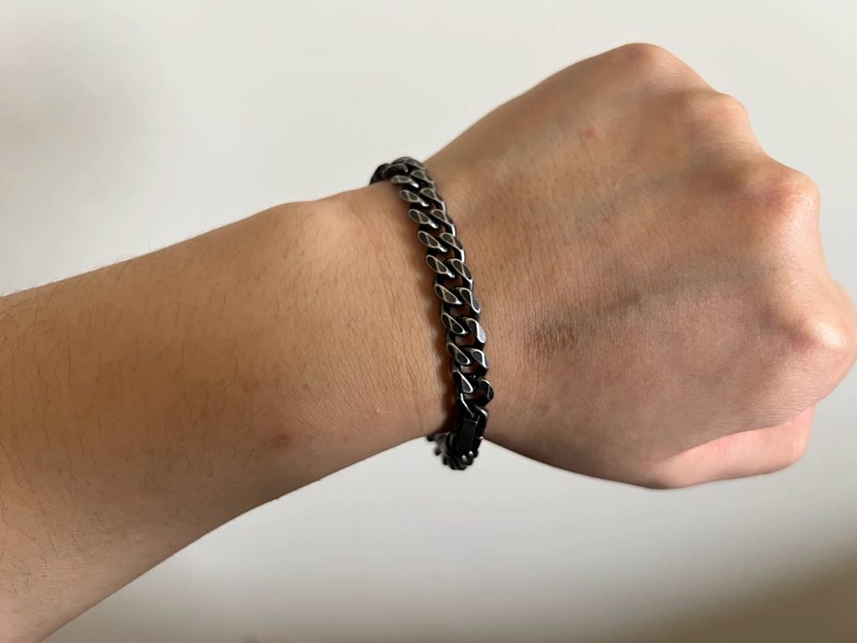 Customer photo review of Cuban Chain Bracelet