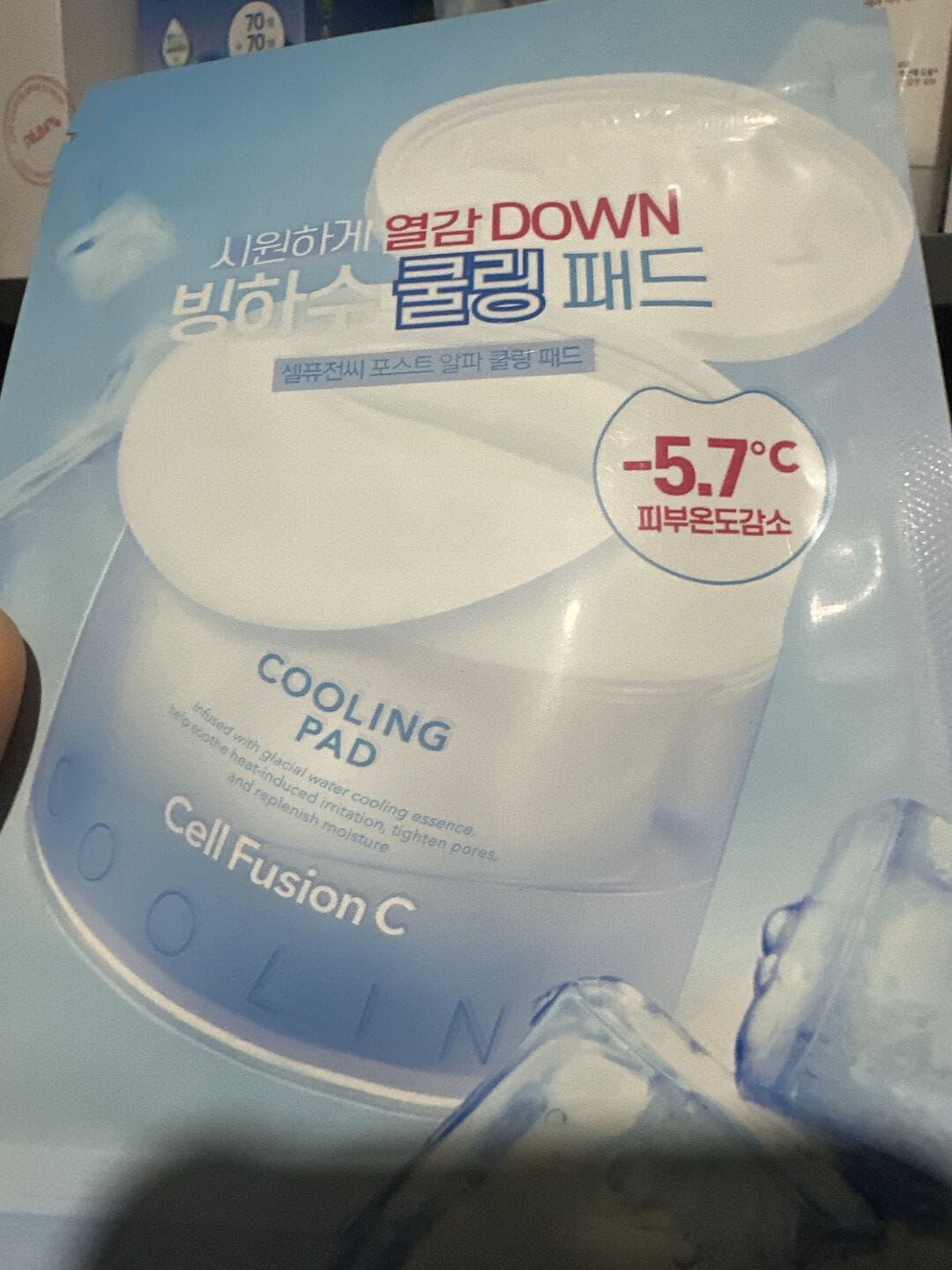 Customer photo review of Post Alpha Cooling Pad