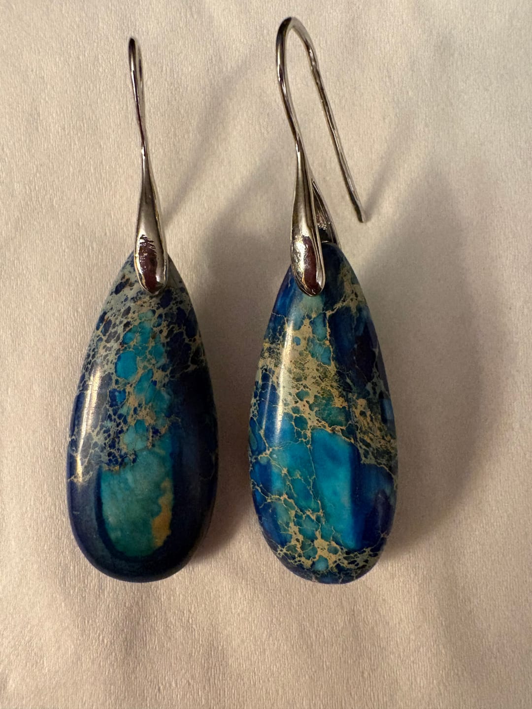 Customer photo review of Intense Ocean Energy Earrings