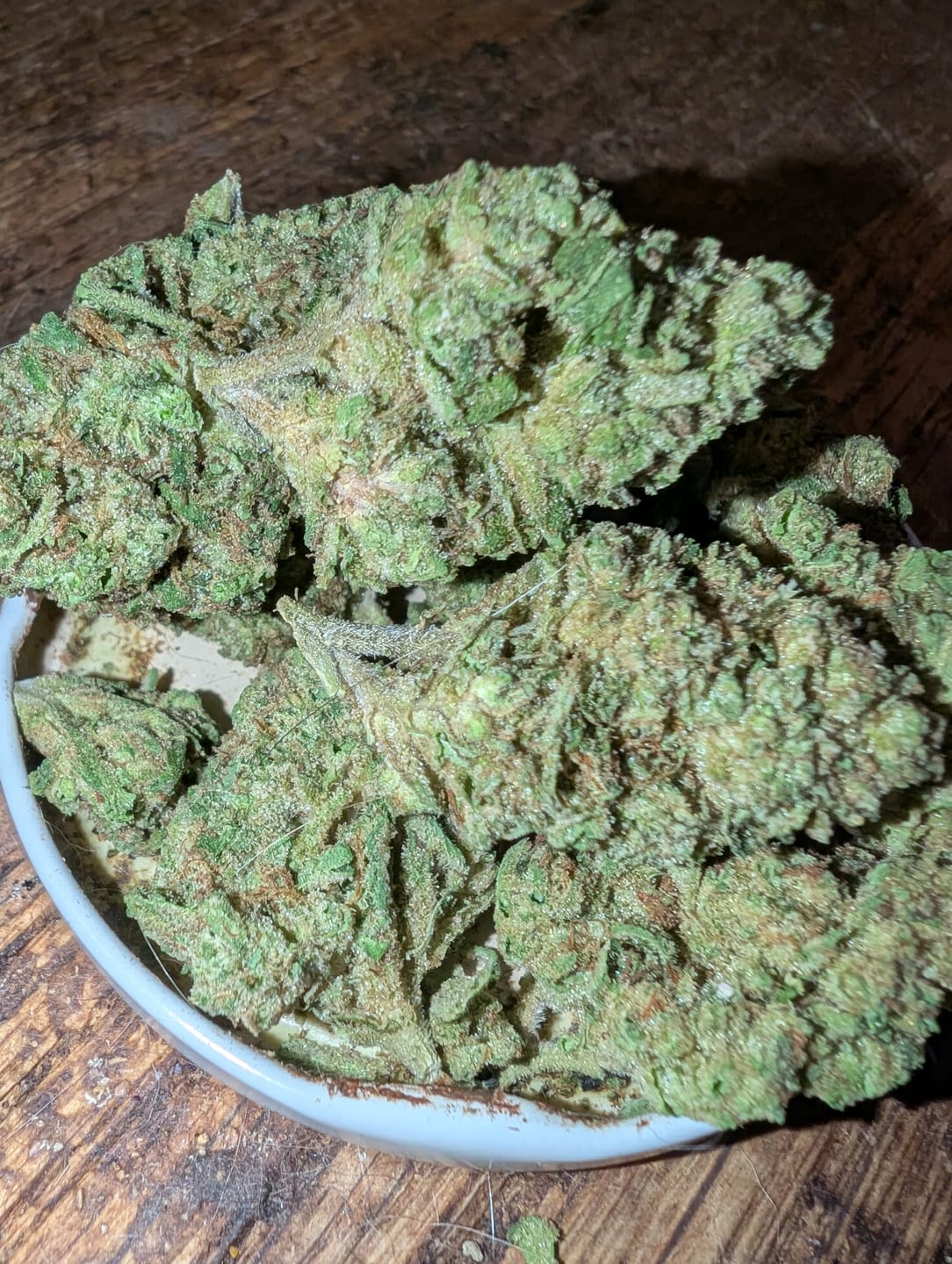 Customer photo review of White Gushers THCA Flower