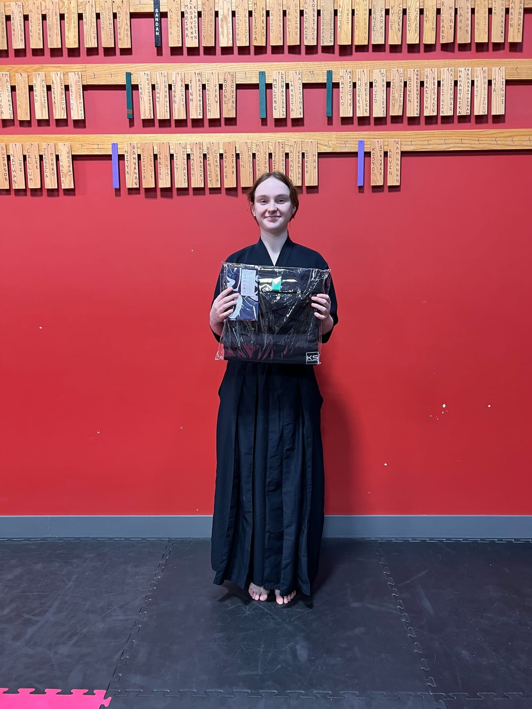 Customer photo review of NEW AND IMPROVED - 'KIYOI' - Shoaizome KEIRYO Hakama