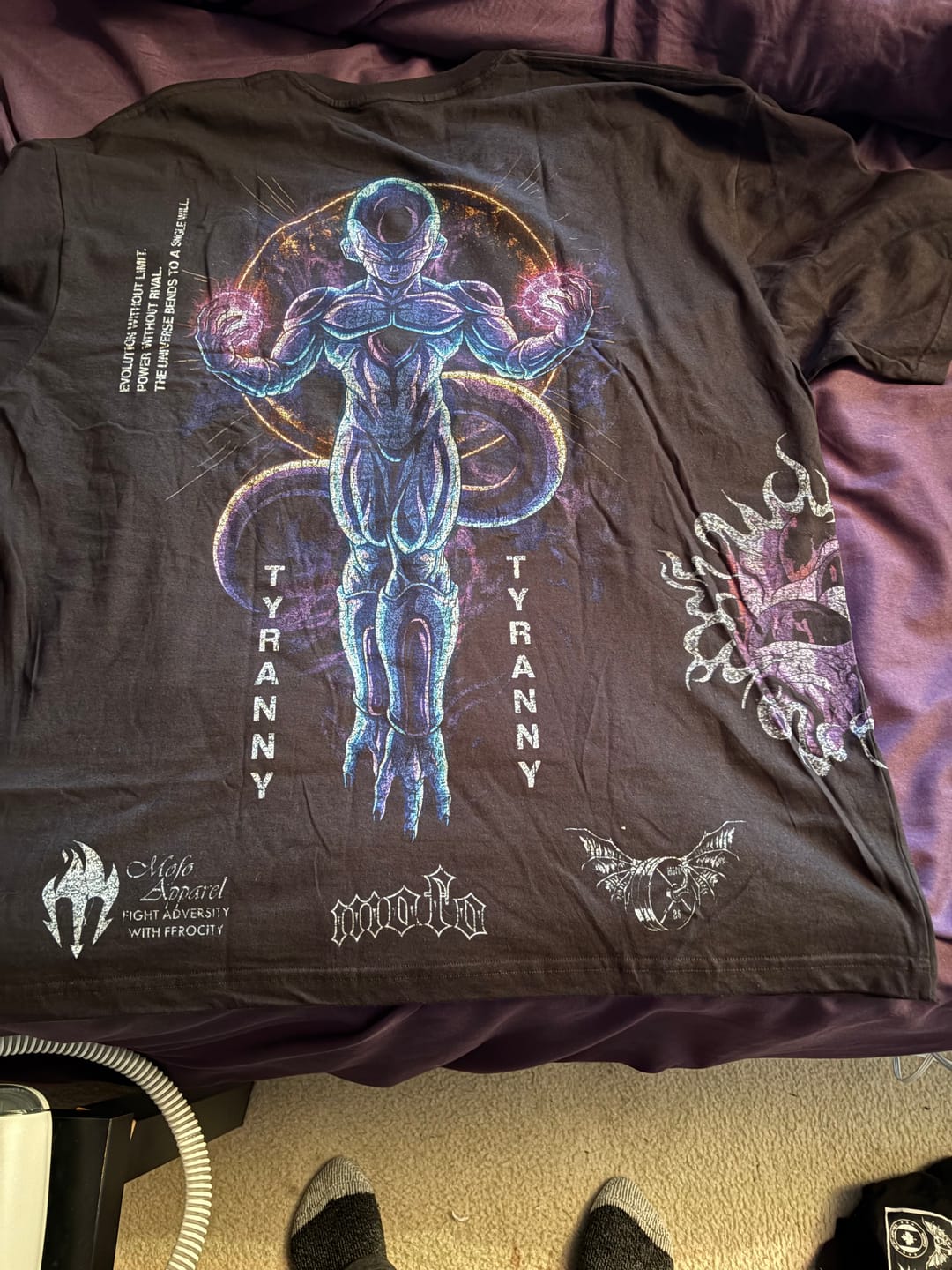Customer photo review of "Tyranny" Premium Oversized tee