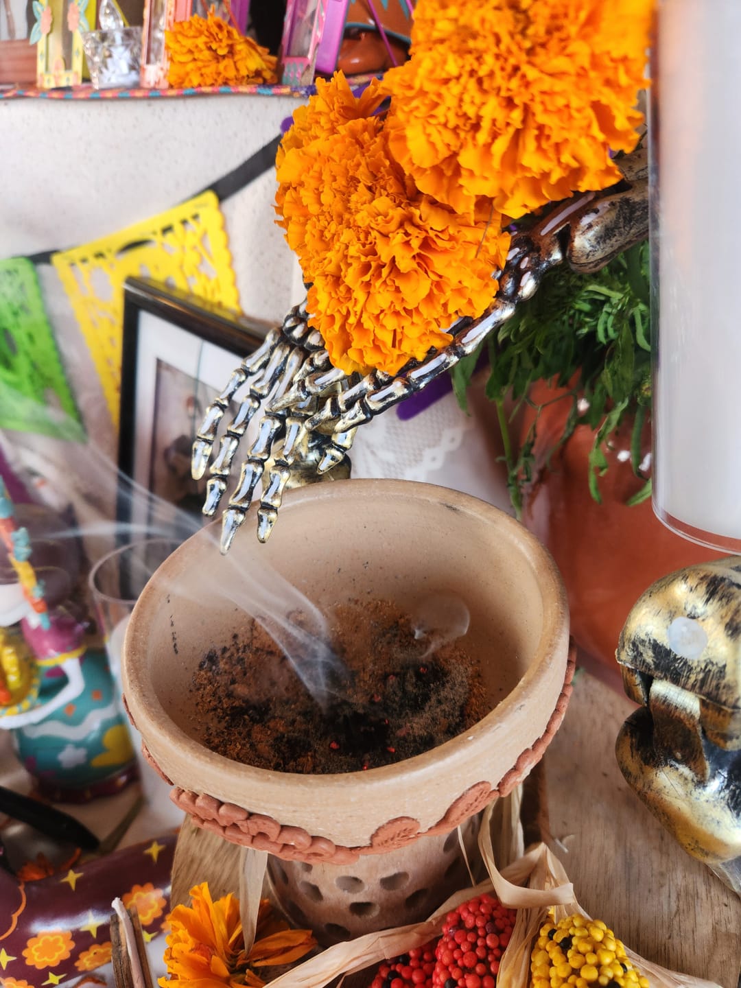 Customer photo review of Palo Santo Ritual Incense Powder | Wildcrafted from Peru