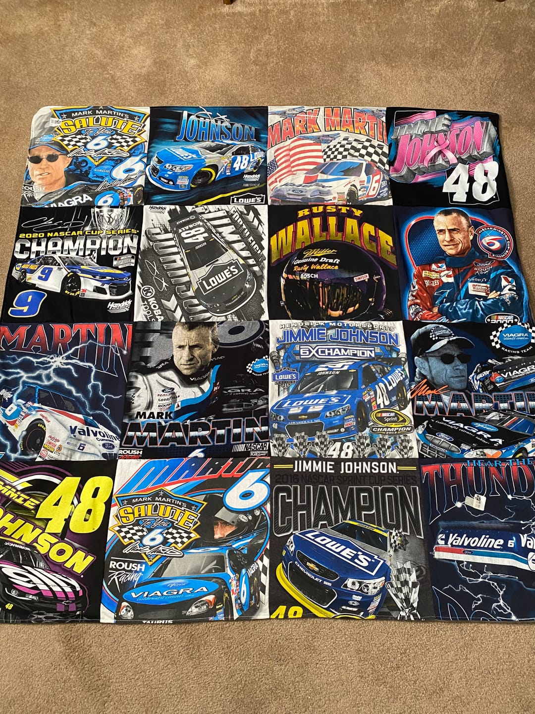 Customer photo review of Project Repat T-Shirt Quilt