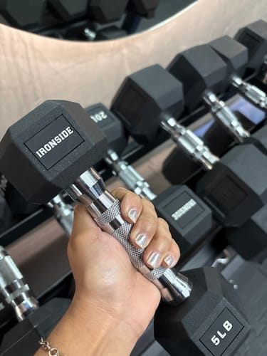 Customer photo review of Pack IRONSIDE Mancuernas Hexagonales (KG) + Rack de Almacenamiento