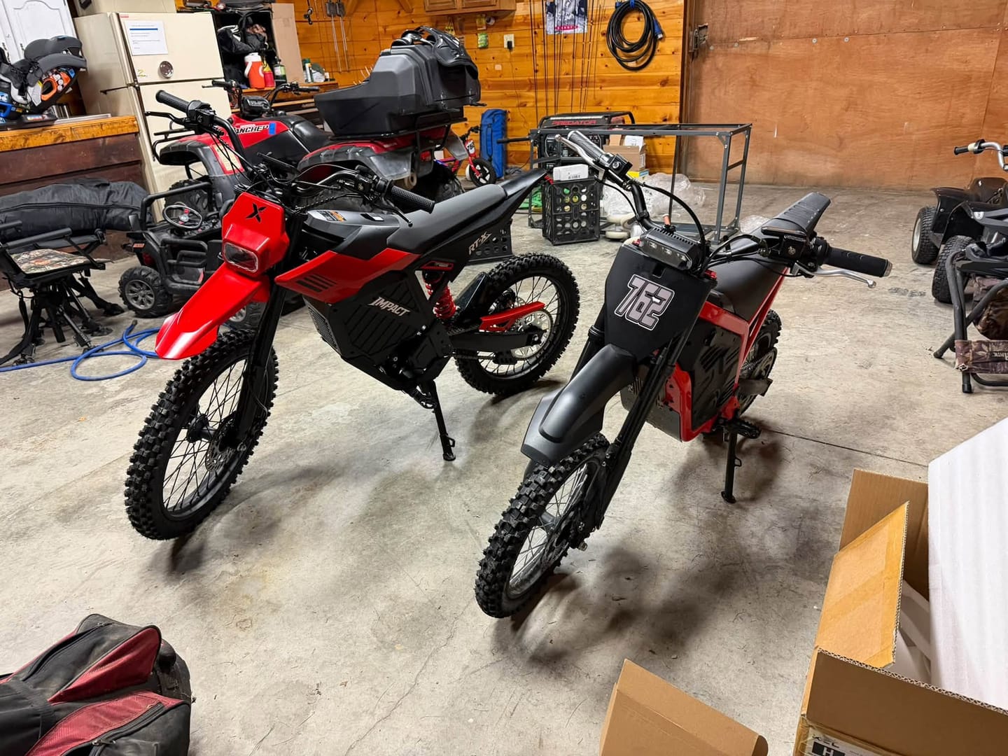Customer photo review of Eskute® RTX 19"17" 6500W Electric Dirt Bike for Adults