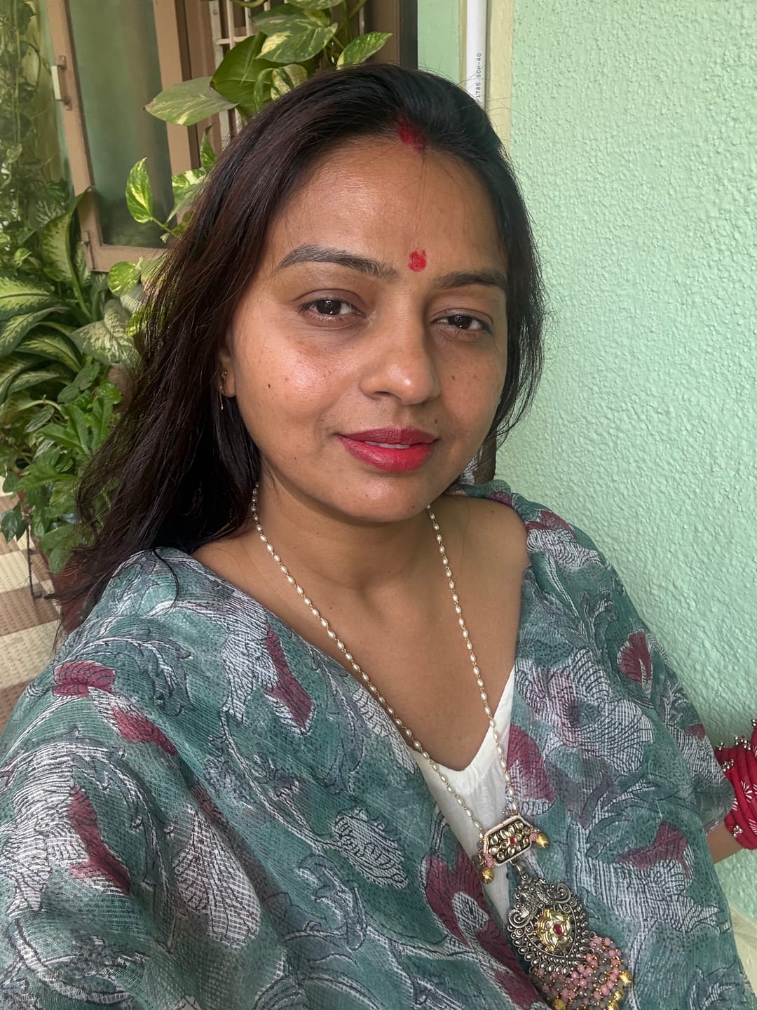Customer photo review of Green Kota Doria Dupatta