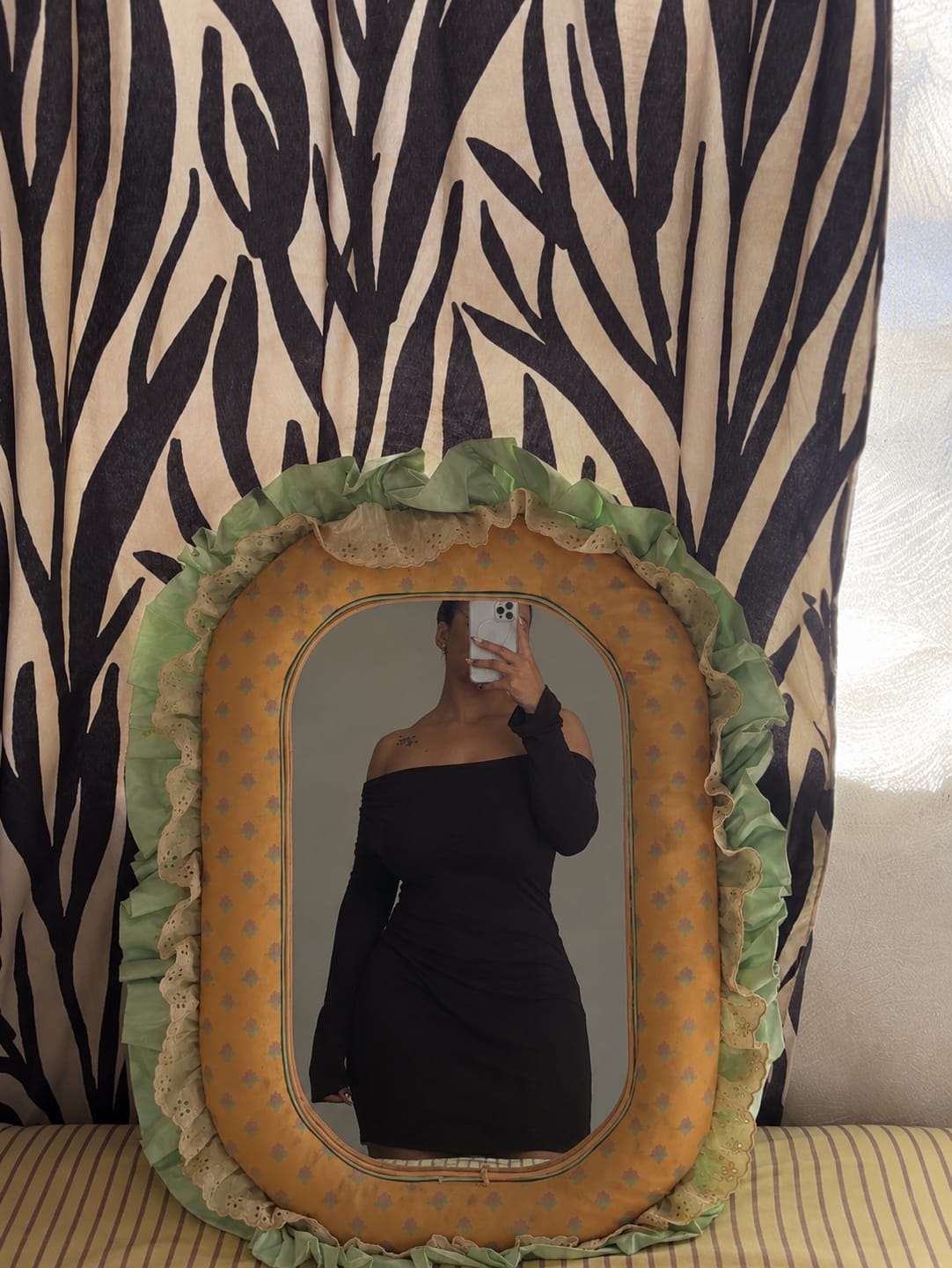 Customer photo review of Mia Mini Dress - Chocolate