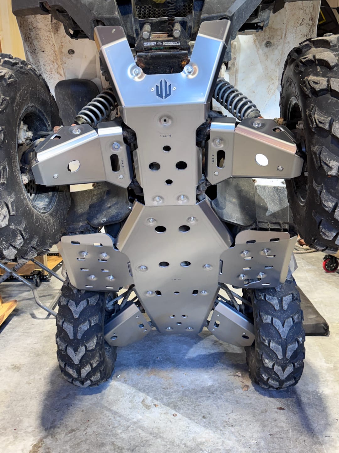 Customer photo review of Full Skid Plate Kit — Yamaha Grizzly 550/700 (2007+)