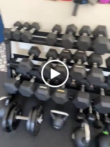Customer photo review of Pack IRONSIDE Mancuernas Hexagonales (KG) + Rack de Almacenamiento
