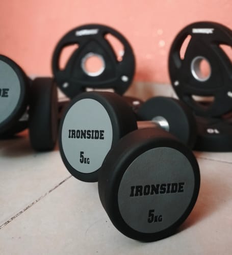 Customer photo review of Mancuerna Circular PEV 2.5 a 50 kg IRONSIDE (unidad)