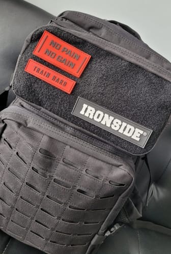Customer photo review of Parches de Velcro IRONSIDE