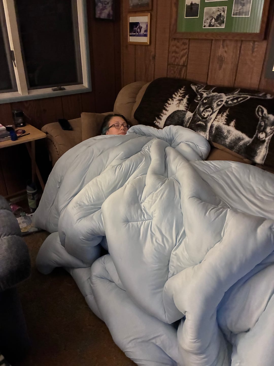 Customer photo review of MarshMellow Comforter