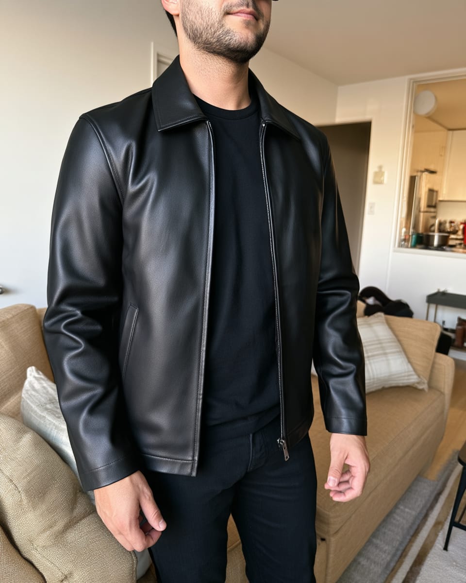 Customer photo review of Zellwear™ Leather jacket