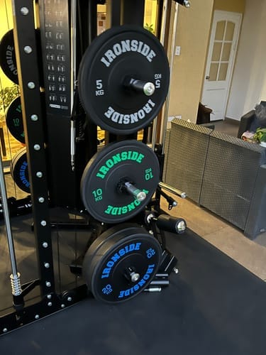 Customer photo review of Disco Olímpico Pro Bumper IRONSIDE (5 a 25 KG)
