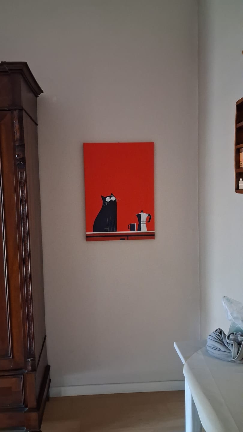 Customer photo review of Good morning, Cat!