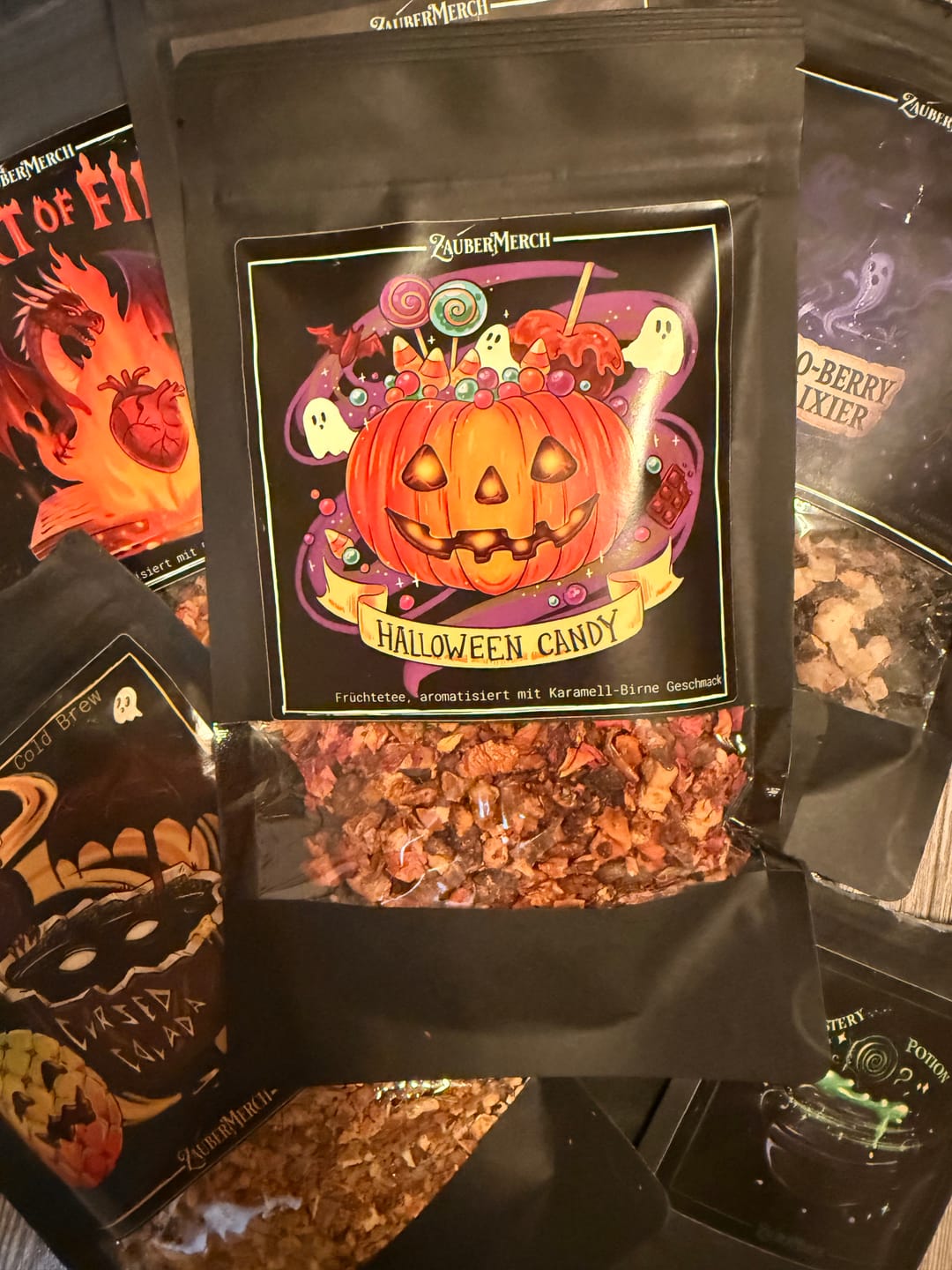 Customer photo review of Halloween Candy – Früchtetee mit Karamell-Birne-Geschmack | Halloween Tee