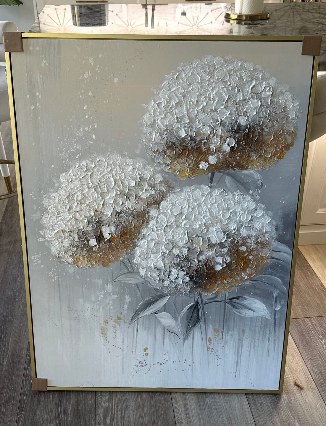 Customer photo review of Flower & Tree Abstract Wall Art #ML247