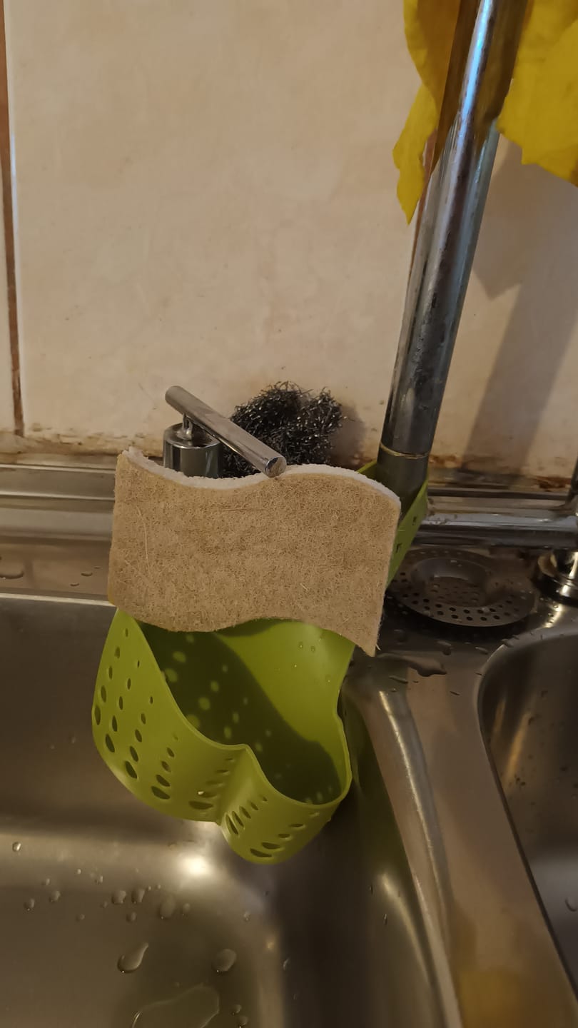 Customer photo review of Pack 12 Esponjas de Cocina Naturales Esponja de Fregado de Celulosa y Coco Biodegradable