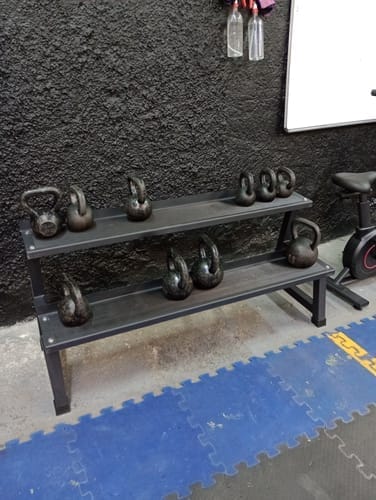Customer photo review of Rack Kettlebells IRONSIDE