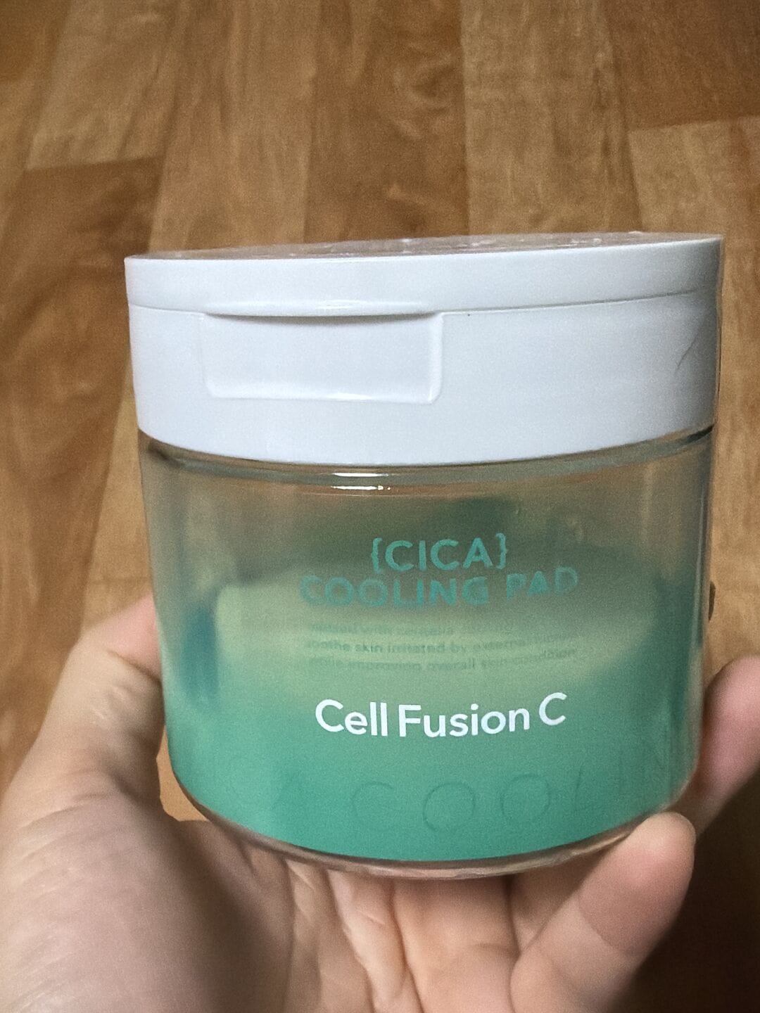 Customer photo review of Post Alpha Cica Cooling Pad