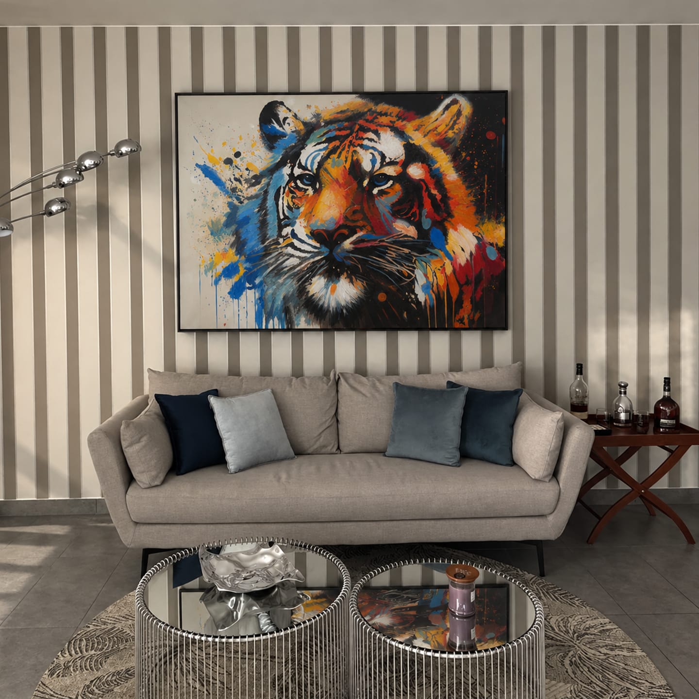 Customer photo review of Animal Canvas Art Painting #AC015