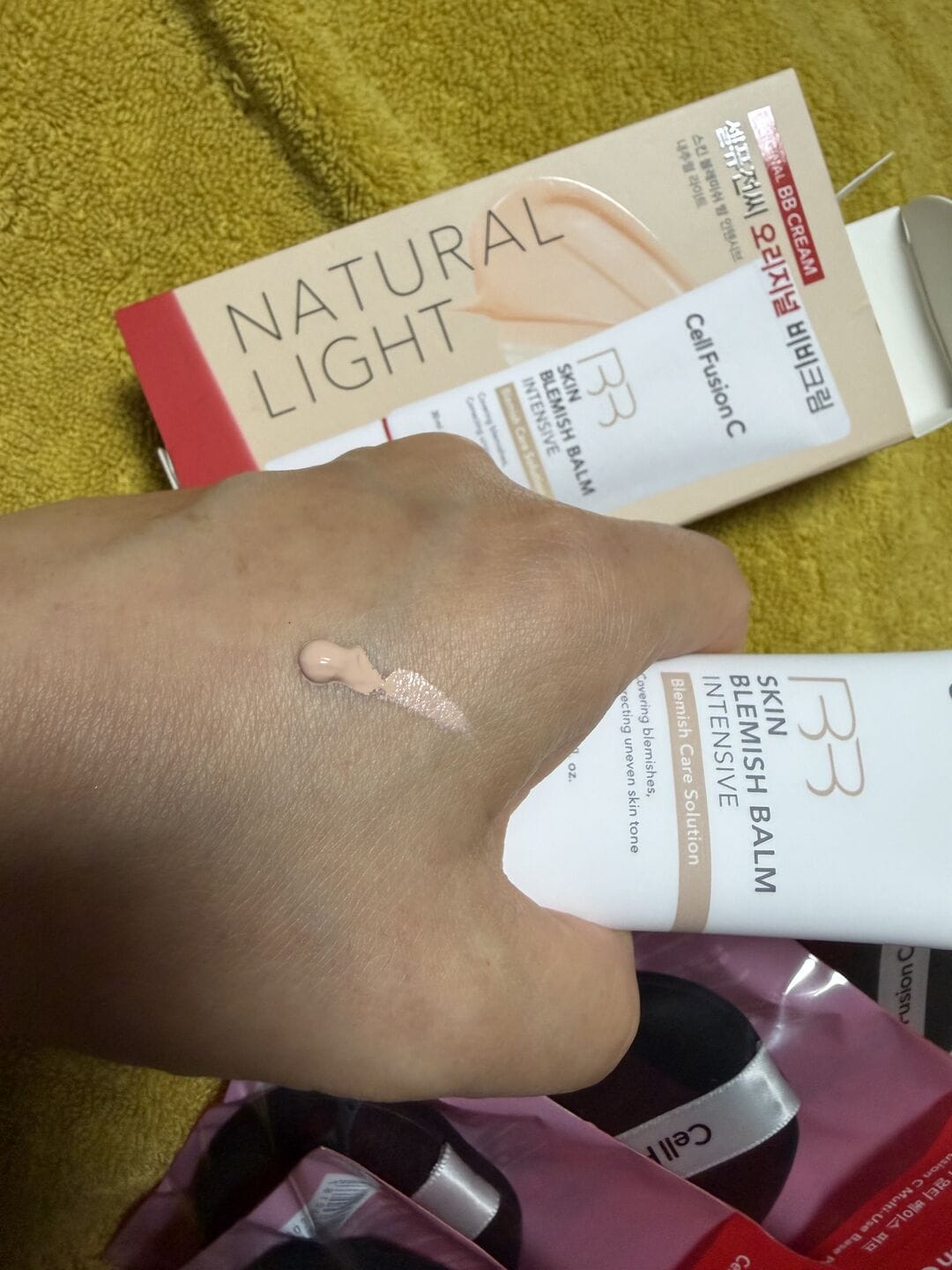 Customer photo review of Skin Blemish Balm Intensive (6 Shades)