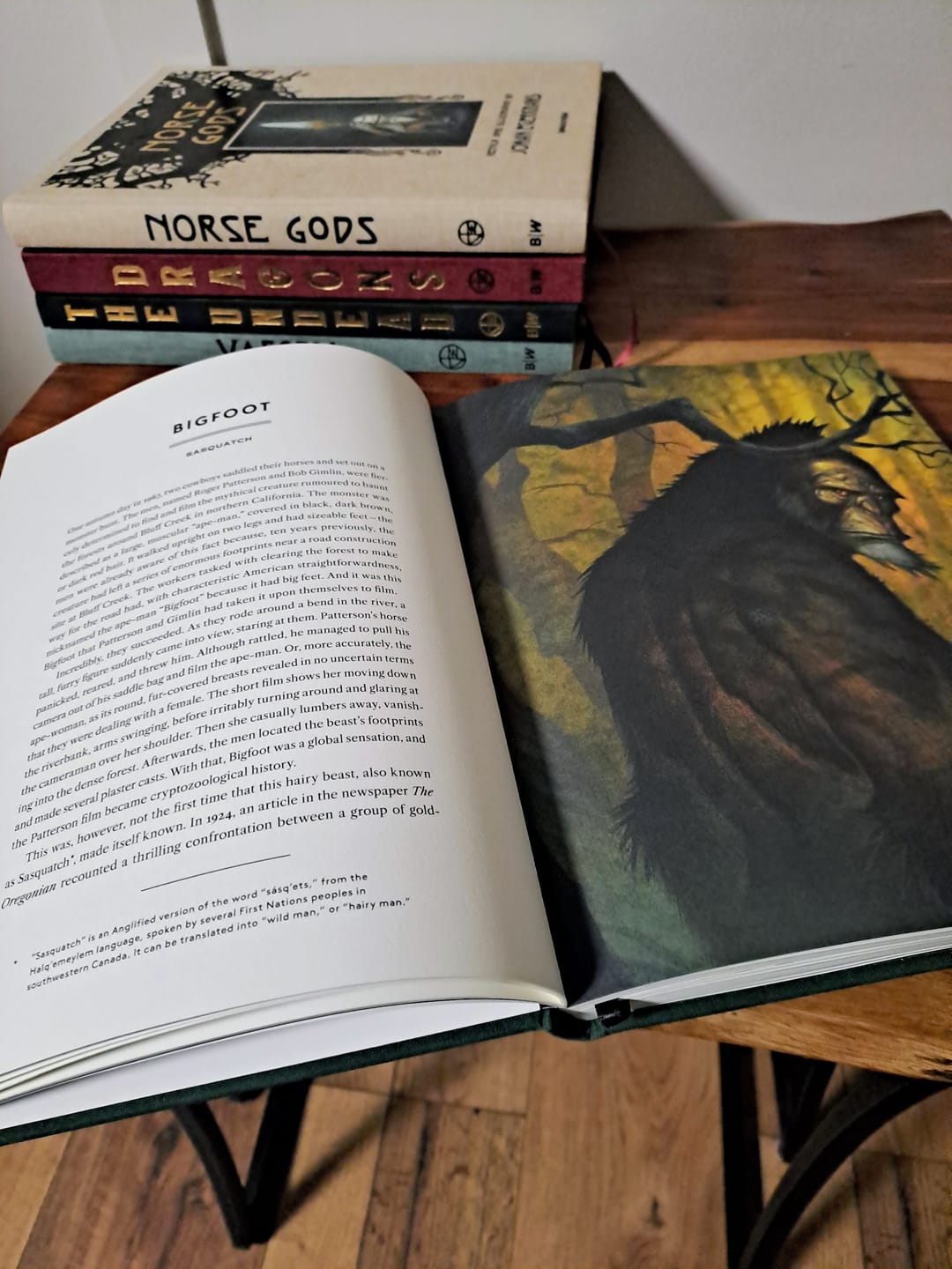 Customer photo review of PRE-ORDER: CRYPTOZOOLOGY - SIGNED BOOK & PRINT
