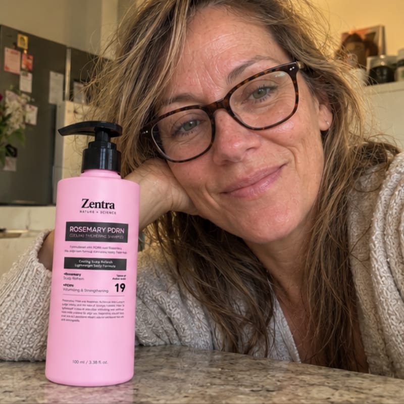 Customer photo review of Rosemary PDRN Shampoo