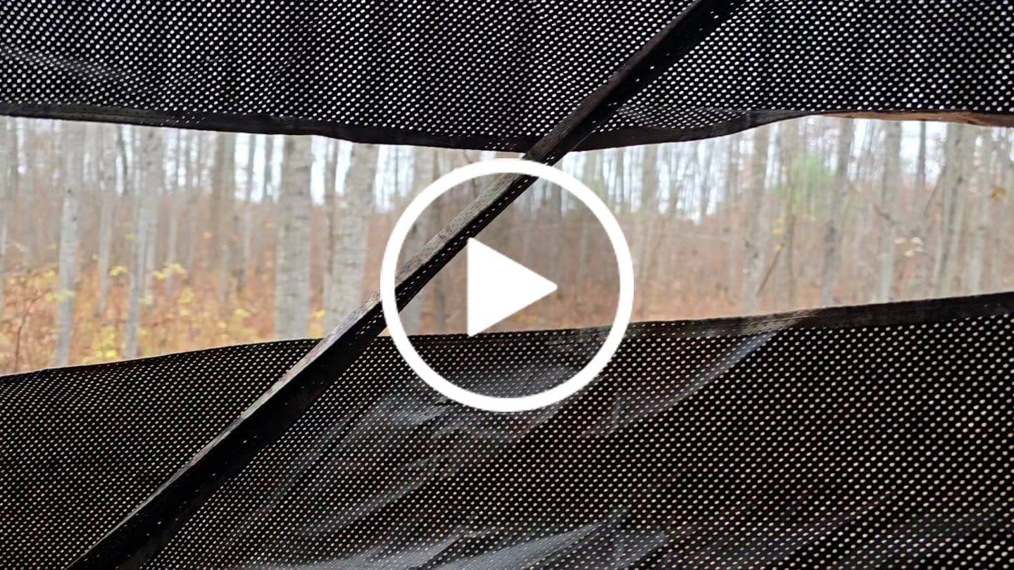 Customer video review of VisMax See Through Blind | 270° Pop Up 3-4 Man Deer Blind | Portable Ground Blind Hunting for Sale with Hunters Comfort Design