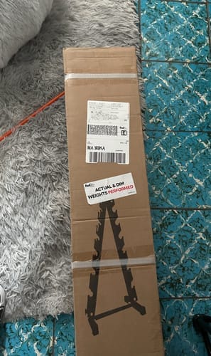 Customer photo review of Rack de Almacenamiento Mancuernas Triangular IRONSIDE
