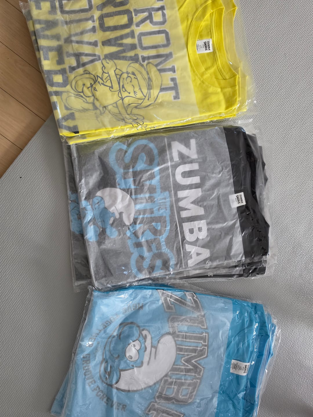 Customer photo review of Zumba X The Smurfs Tees 12PK